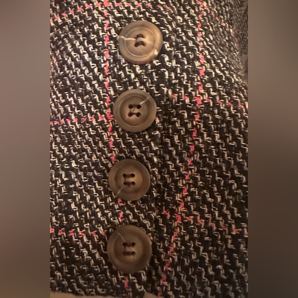 Heartloom Elegant Ivy Tweed Blazer, Black/Grey/Fuchsia/Blue Weave, XS, NWOT! - Picture 8 of 15